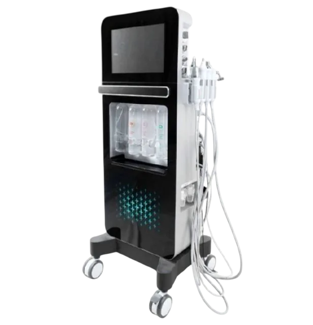 Combina HidraFacial 17 în 1 – sistem inovator hidrodermabraziune Vortex pentru rejuvenare și curățare facială profesională